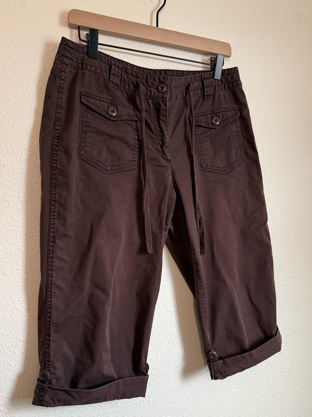 Y2K Style & Co Low Rise Cargo Capris McBling Gorpcore Grunge - Picture 8 of 11
